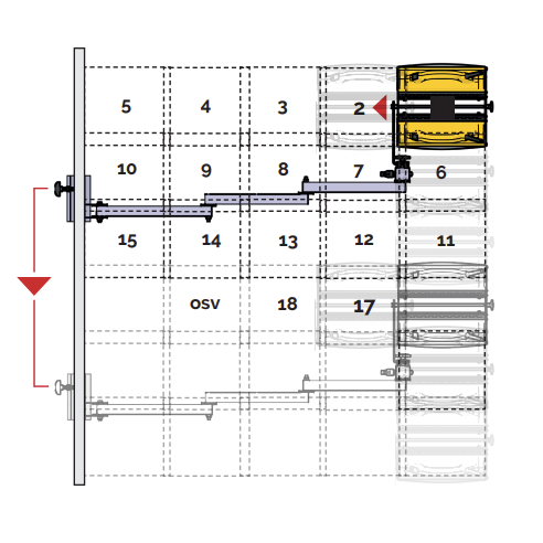 <tc>Speedheater</tc> Flexi Arm + Facade bracket