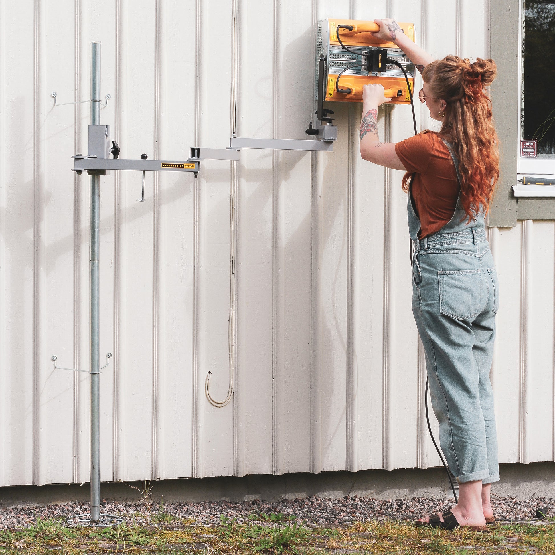 Speedheater Flexi Arm + Fasadfäste